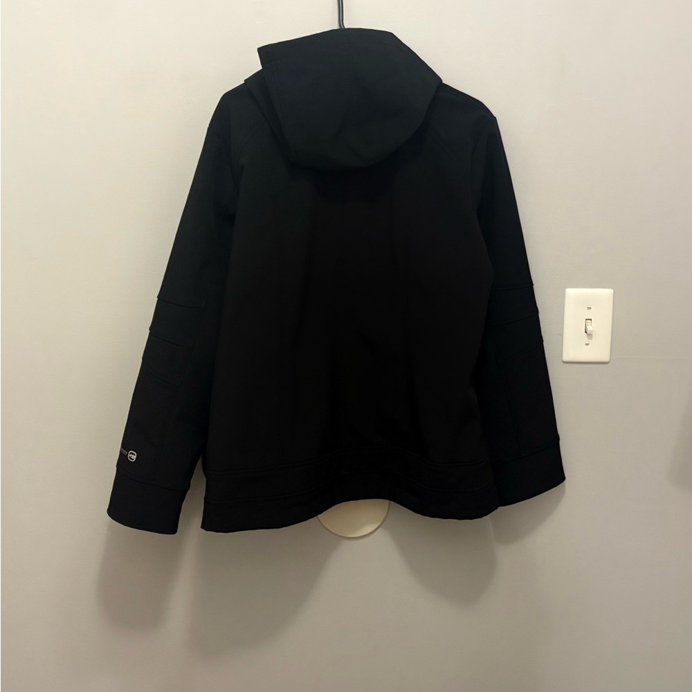 Women's Black Bomber Jacket - Picture 11 of 11